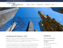 Tablet Screenshot of andreou-casson.com